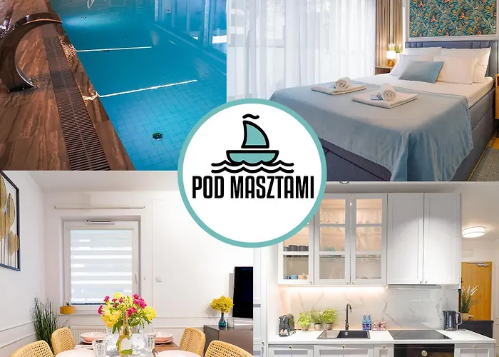 Lulu Apartments - POD MASZTAMI - apartament dwupokojowy - basen siłownia parking